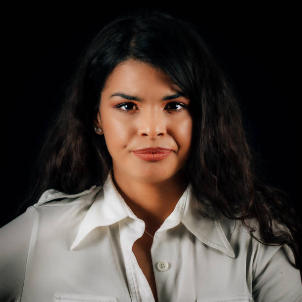 istock Arrogant Young Woman, Expressing Strong Negative Emotions 1256001242