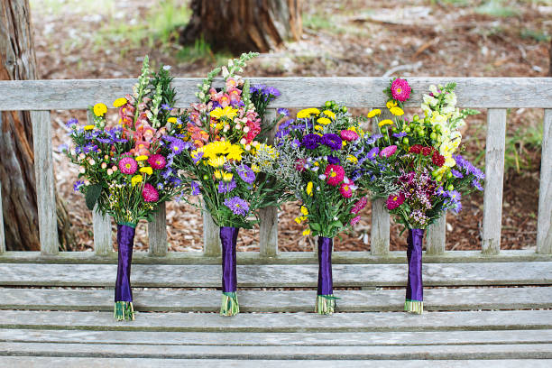 istock Colorful Bridal Boquets 1256014102