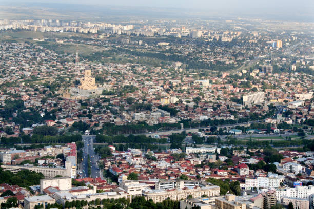 istock Tbilisi city panorama 1256014303