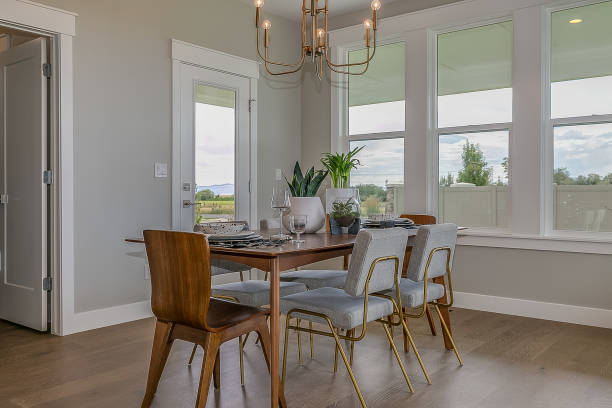 istock Beautiful and spacious informal dining area 1256021280
