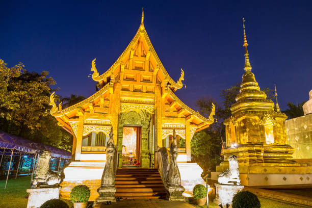 istock Wat Phra Singh temple in Chiang Mai 1256022263