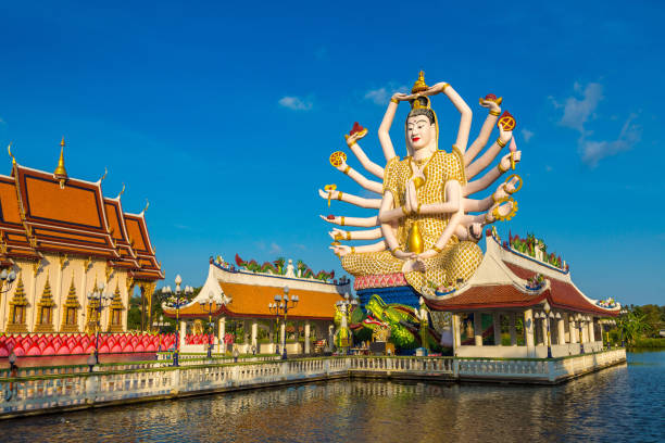 istock Statue of Shiva at Samui, Thailand 1256024890
