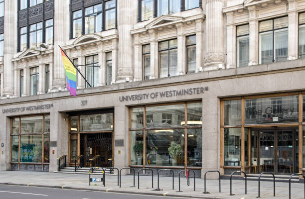 University Of Westminster Regent Street London Stock Photo - Download Image  Now - University of Westminster, Bicycle Rack, Building Entrance - iStock