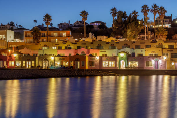istock Twilight Skies over Capitola Village 1256029656