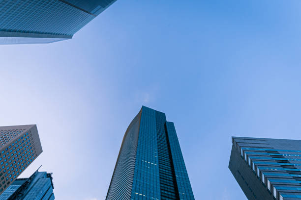 istock Office buildings around Shiodome 1256031456