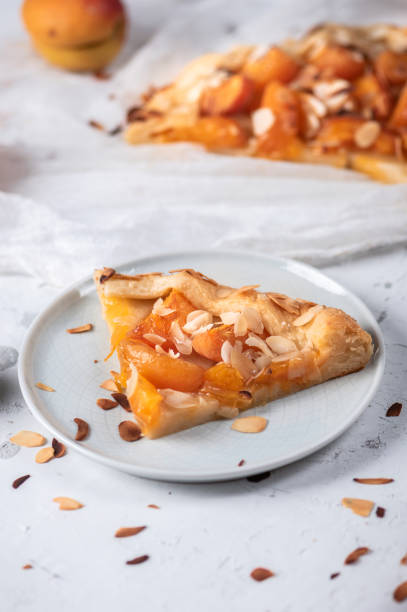 istock Galette with apricots and almond 1256035810
