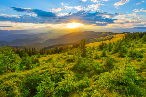 istock green mountain valley at the sunset 1256042962