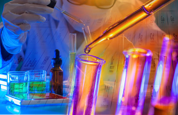 istock Test tubes and pipette 1256052695