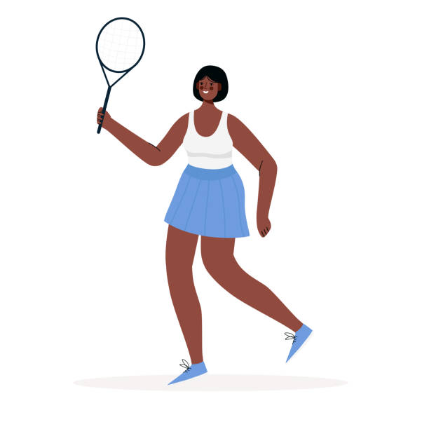 253 Cartoon Girl Playing Badminton Illustrations & Clip Art - iStock