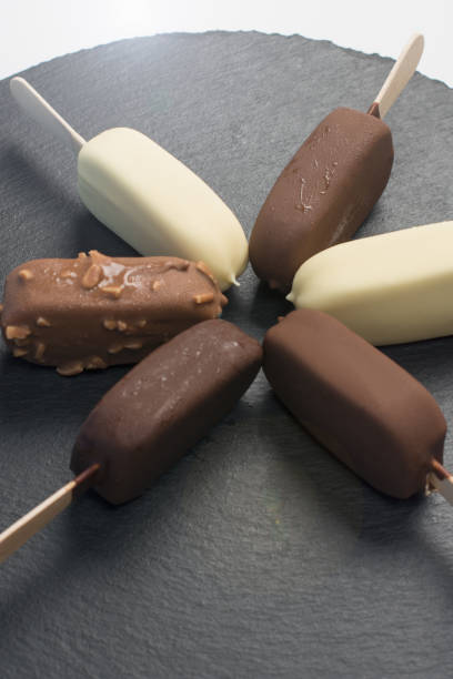 istock Sweet dessert, various ice cream bars 1256058808