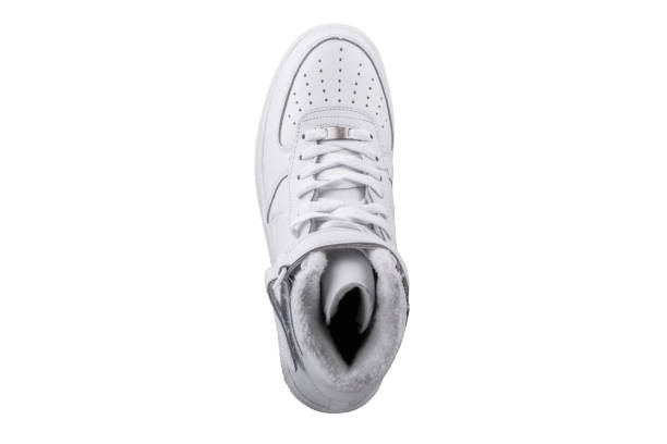istock White sneaker on a white background.Sports shoes. 1256059155