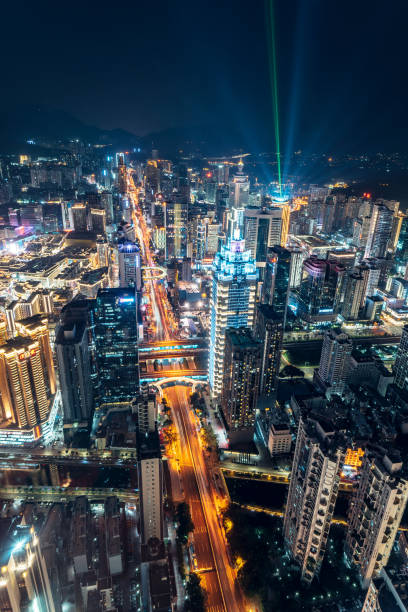 istock Shenzhen, China City at night 1256068622