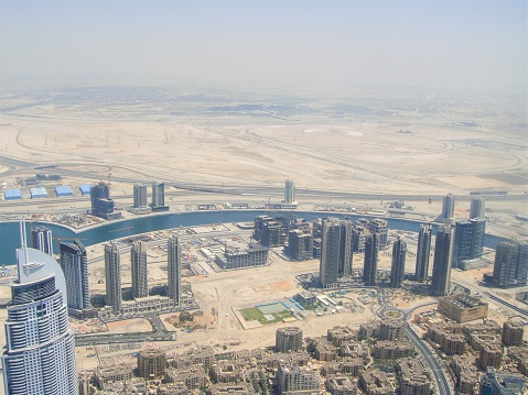 Aerial View of Dubaï in 2011