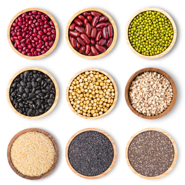 istock Collection of mix bean 1256081078