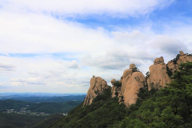 istock Obong(five peaks) in Mt. Dobongsan 1256081701