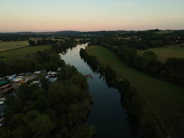 istock River Thames at Dusk in Buckinghamshire 1256099371