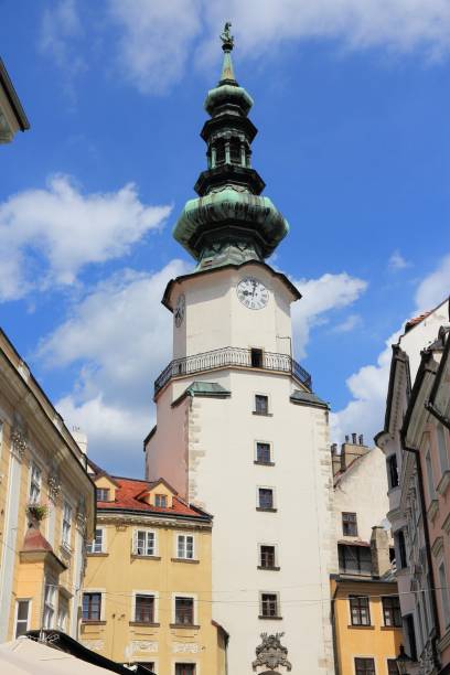istock Bratislava city landmark 1256100552