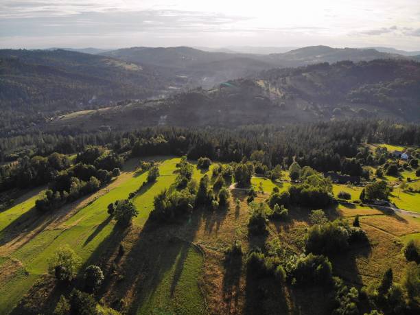 istock Sunset in Beskids, Poland 1256103046
