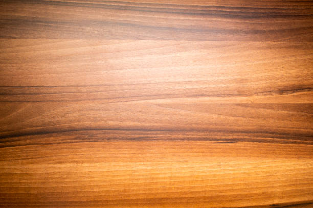 Shiny new wood with linear wood structure