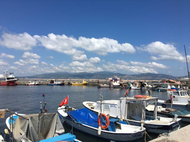 istock Bandirma coast boats sea nature 1256104164