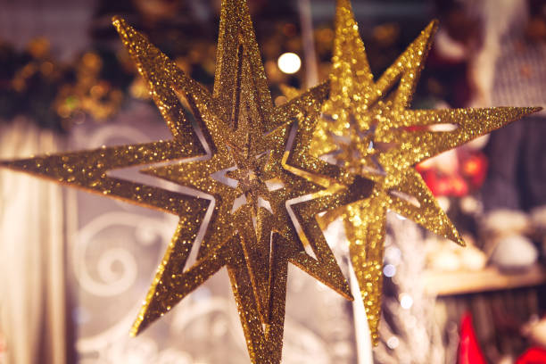 istock Golden Colored Star for Christmas 1256111561