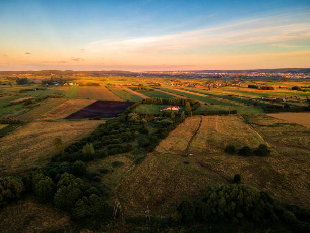 istock View of farmland during dusk 1256111840