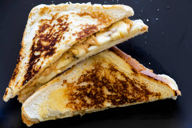 istock Grilled Peanut Butter and Banana Sandwich 1256116417