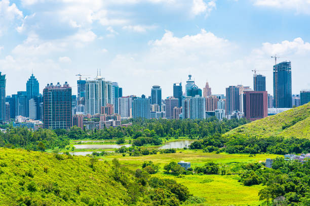 istock View of skylines in Shenzhen,China 1256125034
