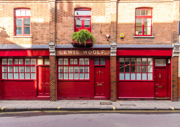 London January 2020. Colourful building in London England
