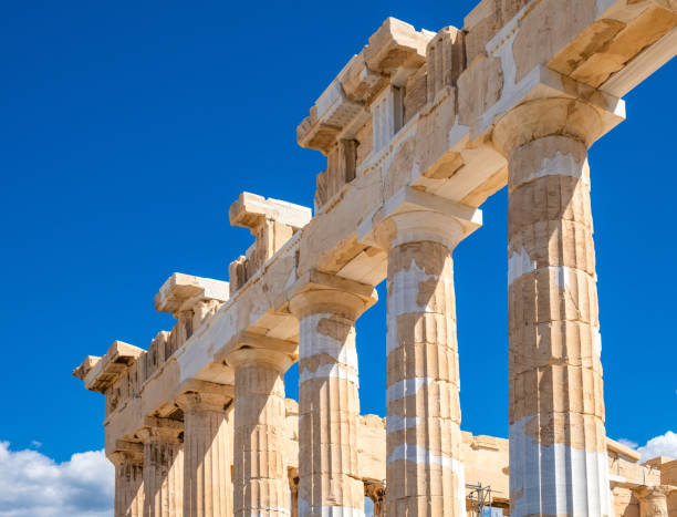 istock Parthenon within Athenian Acropolis atop Acropolis hill in Athens, Greece 1256145751