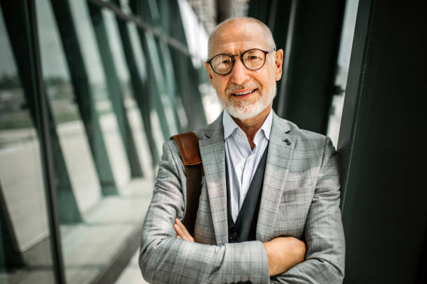 istock Stylish Senior Businessman 1256148380