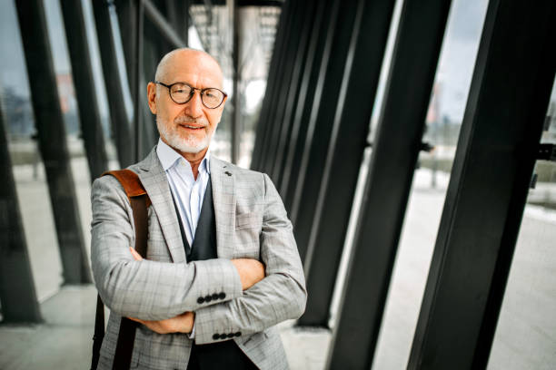 istock Stylish Senior Businessman 1256148387