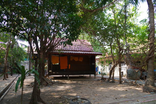 istock Buddhist temple in Surin 1256159581