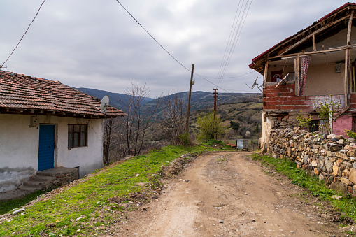 Old village houses in Anatolia. March 25, 2020 Tokat, Turkey