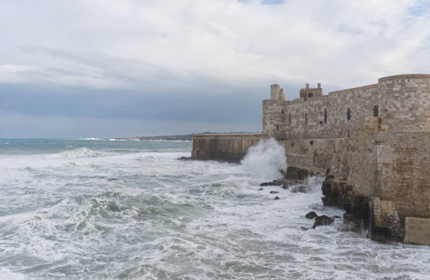 istock Hurricane hitting Ortigia, Syracusa 1256175384
