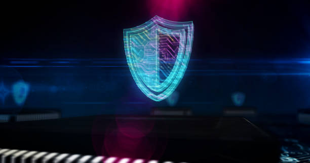 istock Cyber shield symbols 3d illustration 1256176694