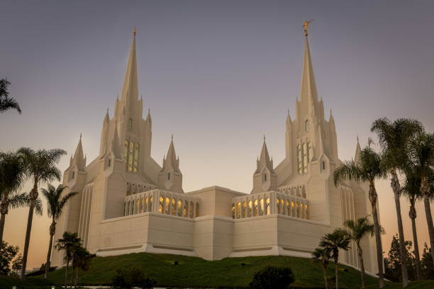 istock San Diego California Mormon Temple Evening 1256184896
