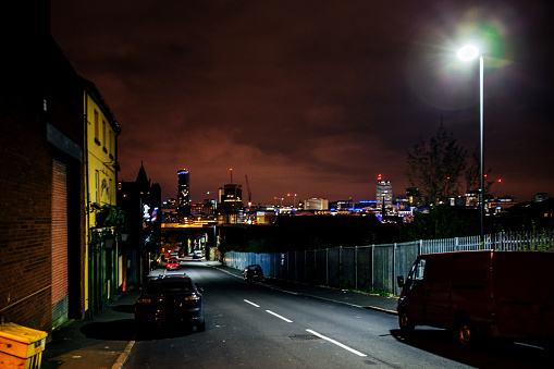 City by night - Digbeth, Birmingham, UK