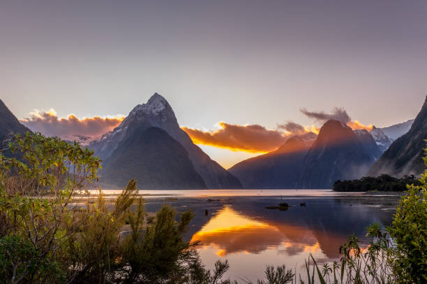 istock Mlford Sound Sunset 1256193373