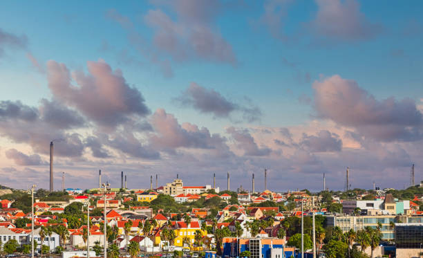 istock Smokestacks in Curacao 1256200158