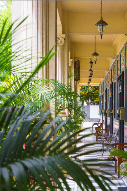istock building with a terrace in Singapore 1256201693