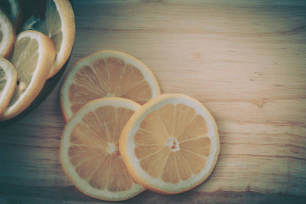 istock Close Up Of Fresh Lemon; vintage style 1256202261