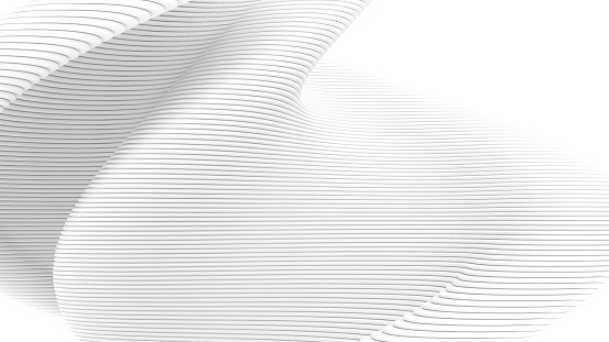 Fondo abstracto blanco con ondas. Concepto Arquitectónico Creativo photo