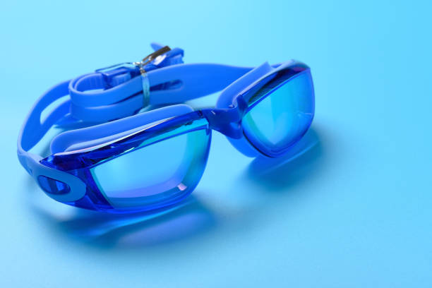 swimming goggles isolated on white background