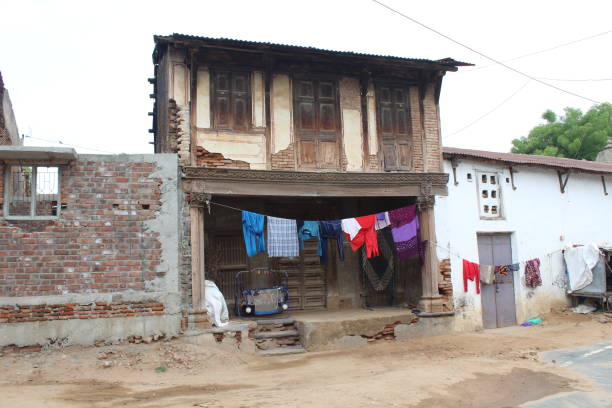 istock Vintage old village community 1256210023