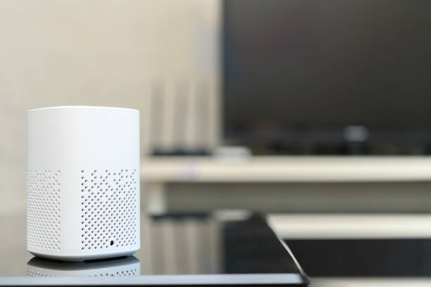 istock AI speaker in a living room 1256210736