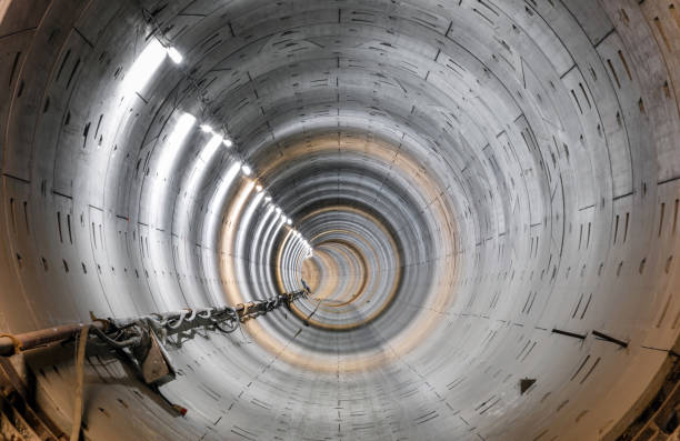 istock Construction of the subway tunnel 1256218839