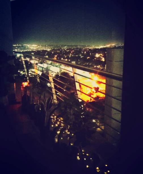 istock Night time City View 1256227037