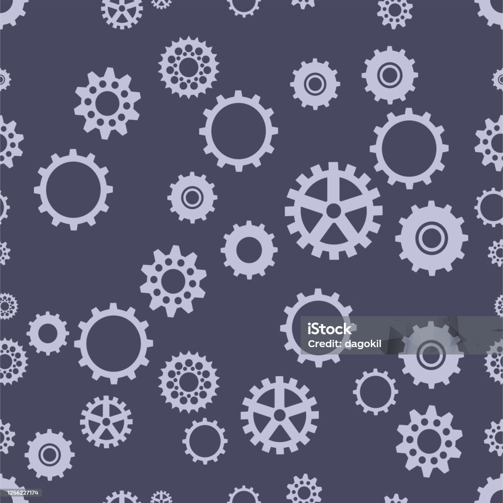 Gears Patchwork Pattern Gears Seamless Pattern Stock Illustration - Download Image Now - Circle ...