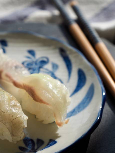 istock Japanese traditional food Flatfish Sushi 1256243893